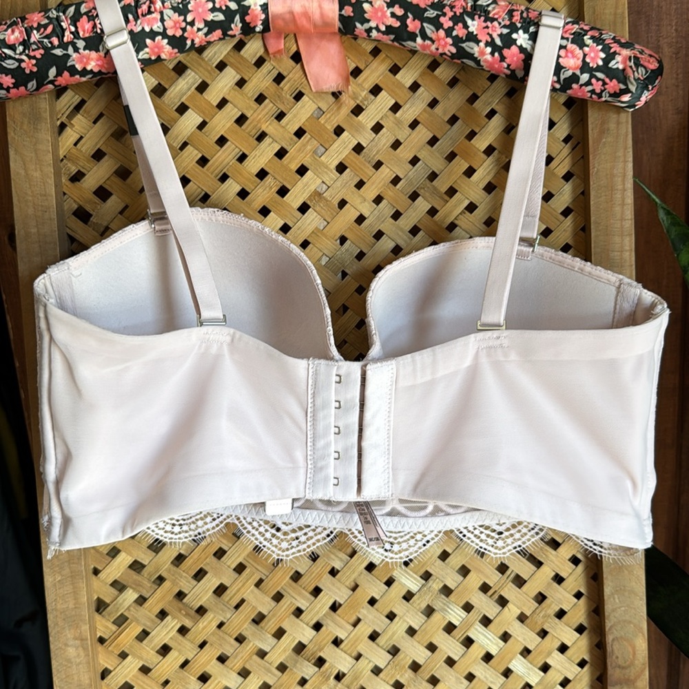Victoria's Secret Dream Angels MultiWay Bra Bustier Lace light pink 36C - Picture 3 of 3